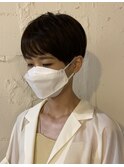 簡単スタイリング 刈り上げショート【末友】
