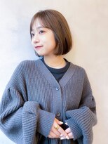 キートスバイガーランド (Kiitos by Garland)&nbsp;ミニボブ/ブランジュカラー/シースルーバング