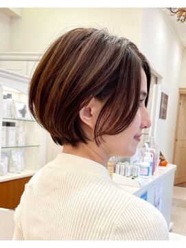 30代40代50代ヘアスタイル/ショートボブ