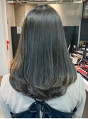 エモージュ美髪グレージュカラーレイヤーロング_ba487731