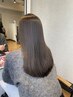 ベストな自然な仕上がり♪カット+縮毛矯正＋潤艶トリートメント  