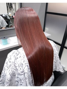 エミュ(Aimu.) 【髪質改善ストレート×ピンクベージュ】