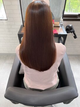 ジーナ 船橋(Zina) 髪質改善＊ロングレイヤーグレーベージュ＊美髪【Zina船橋】