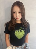 ペレ 梅田(PELE) 前髪/アンブレラカラー/こなれミディ/イメチェン/ウェーブパーマ