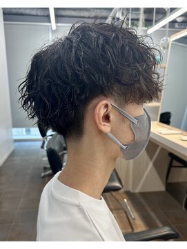 サロンドジョー(salon de joe) ツイストスパイラルパーマメンズマッシュ波巻きパーマ 奥東巧真