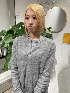 クリアーオブヘアー 栄南店(CLEAR of hair) ハイトーンボブ/osumi