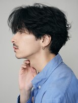 原宿フェザーパーマニュアンスパーマ波巻きパーマセンターパート