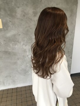 マルフェ 天王寺(marfe) 艶髪ブラウン 大人可愛い美髪ヘアー透明感カラー