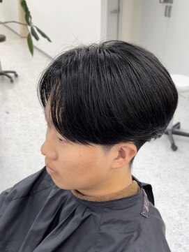 メンズカット リア(Men’s cut riah) センターパートニュアンスパーマスパイラルパーマメンズパーマ