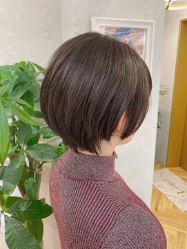 ロンドプランタン 恵比寿(Lond Printemps) 〇〇ミニウルフ黒染め髪質改善縮毛矯正酸性ストレートレイヤー