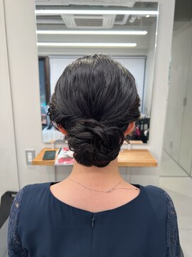 バルベストーキョーサウス(BARBES TOKYO SOUTH) 大人なアップスタイル【清板】