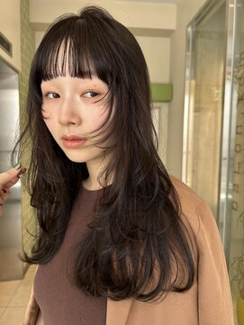 バロンフェム(baLon.fem) 【stylist田島】暗髪×ロングレイヤー