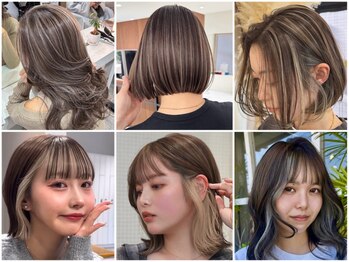 クラウドナイン 南条店(CLOUD Nine)の写真/【インナー/デザイン/ハイライト】他店でブリーチを断られた方にも対応！豊富なケアメニューで理想を実現☆