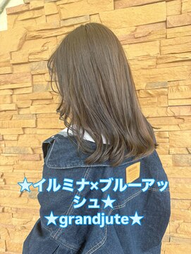 グランジュテ(grandjute) 似合わせカット★ハイライト★白髪ぼかし★髪質改善★カラー
