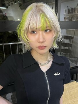 ラキング ギンザ トウキョウ(LAKING GINZA) くびれヘア/アプリコットオレンジ/夏/ハイライトカラー[銀座駅]