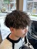 【大西指名限定】メンズ束感カット＋ツイストスパイラルパーマ￥8,800