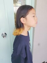 スーハ 恵比寿(SUUHA)&nbsp;キッズカラー/毛先ブリーチ/おしゃれ裾カラー/子連れ歓迎