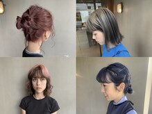 韓国風インナーカラーダブルカラーで可愛いスタイルをご提案♪