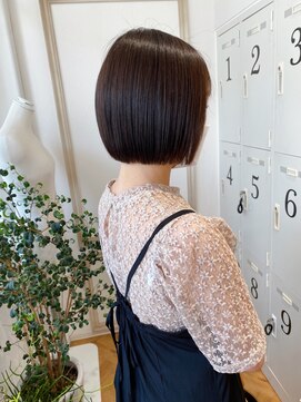 後ろシルエットが可愛いボブ12/3小顔