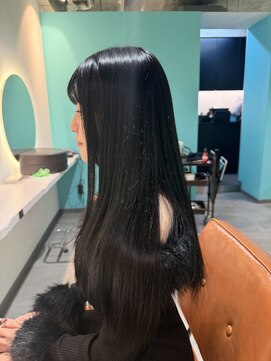 【守り髪】×黒髪ロング