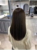 大人可愛いオリーブベージュイルミナカラー赤羽美容院おすすめ