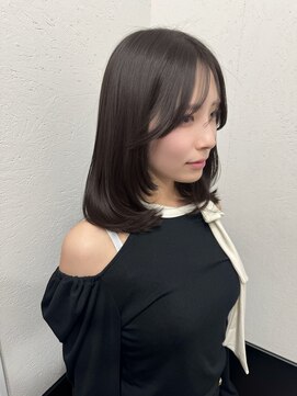 ラグナ(LAGUNA) ダークチョコレートグレージュ/ミディアムボブレイヤー