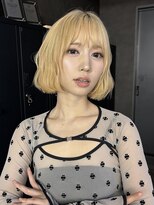 サンドイエナ 横浜店(sand yena)&nbsp;ボブディオリーブベージュ髪質改善縮毛矯正フェイスレイヤー