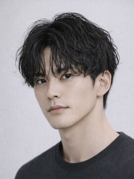 ハレ ヘアサロン(Hale hair salon) Hale波巻きツイストスパイラルパーマ刈り上げセンターパート原宿