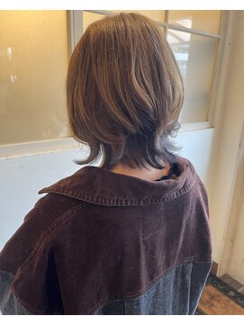 ロッカヘアエジェ(ROCCA hair eje.) レイヤーカット＋ミルクティーベージュイメチェン