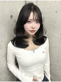 ダークグレージュ/ミディアムレイヤー