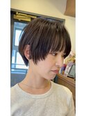丸みショートボブ/顔周りカット/20代30代40代50代/前髪/大宮