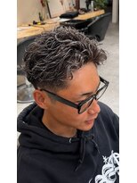 フラム ヘアデザイナーズ(FuLAM Hair designers*)&nbsp;ギャングスパイラルショート＋ホワイトメッシュ