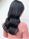 ブリーチなしカラー◎艶髪韓国風巻き重めヘア