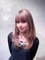 ミミ 池袋 要町(mimi) 【mimi】ベージュ×レイヤーカット