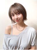 ショートカット/ショートヘア/外はねボブ/30代/40代/50代