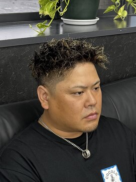 ケースタイル(K-style) ハイライト(メッシュ) ツイストスパイラルパーマ ショート