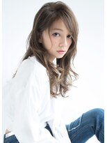 エル(LE)&nbsp;６/８open！ひし形シルエットグレージュエアリーセミロング