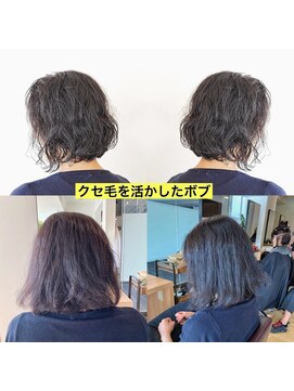 サロン マーニ(salon m ni) クセ毛を活かしたボブ