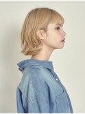 ボブ/カーキグレージュ/マッシュショート/大人かわいい[新宿駅]