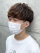 エリマ 調布(elima)&nbsp;メンズマッシュ　ツイストスパイラルパーマ　ソフトツーブロック