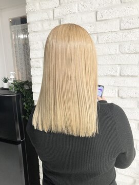 ヘアバイプルーヴ(Hair by PROVE) ダブルブリーチに酸熱トリートメント