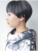 【morio原宿】刈り上げハンサムショート　前髪あり