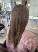 ミルクティーベージュダブルカラーインナーカラー