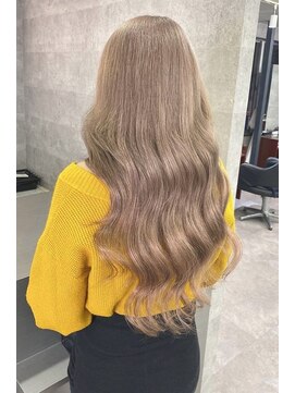 リア 大阪梅田(Ria) ～ミルクティーべージュ　シールエクステ～【Ria 大阪 梅田】