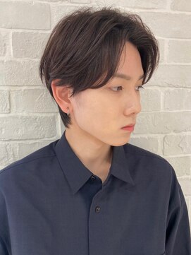 リコバイアフロート(riko by afloat) センターパート/ナチュラル/カルマパーマ[メンズカット竹田]