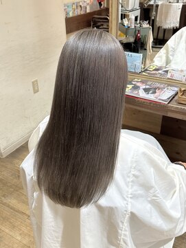 インフィニティー infinity HAIR SPACE BLOOM ミルクティーグレージュヘアカラー