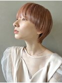 【PARK】ピンクベージュ×ブラントマッシュウルフ