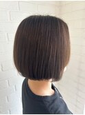 落ち着きカラー×ボブ