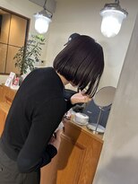 カールム(carlm) 【薬院・今泉carlm/上川美幸】艶ボブ