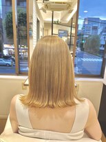 シュヴー 築地(CHEVEUX)&nbsp;外ハネ／ブロンド/ハイトーン